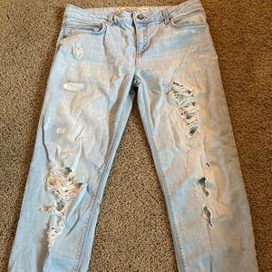 Boyfriend cut jeans